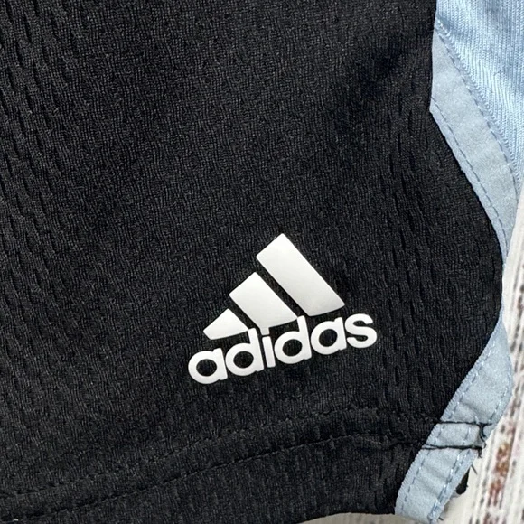 Adidas Black Shorts with Blue Accents - Picture 2 of 5